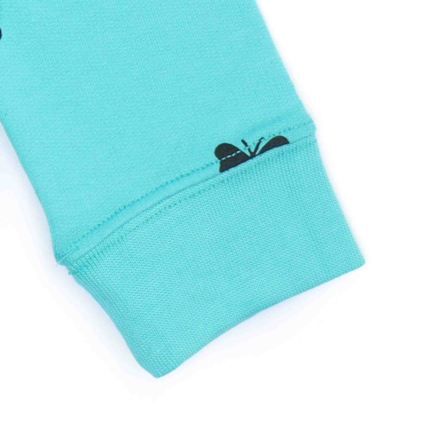 Felpa bambina French Terry leggero Tiffany con cappuccio - Stampa farfalle 2-10