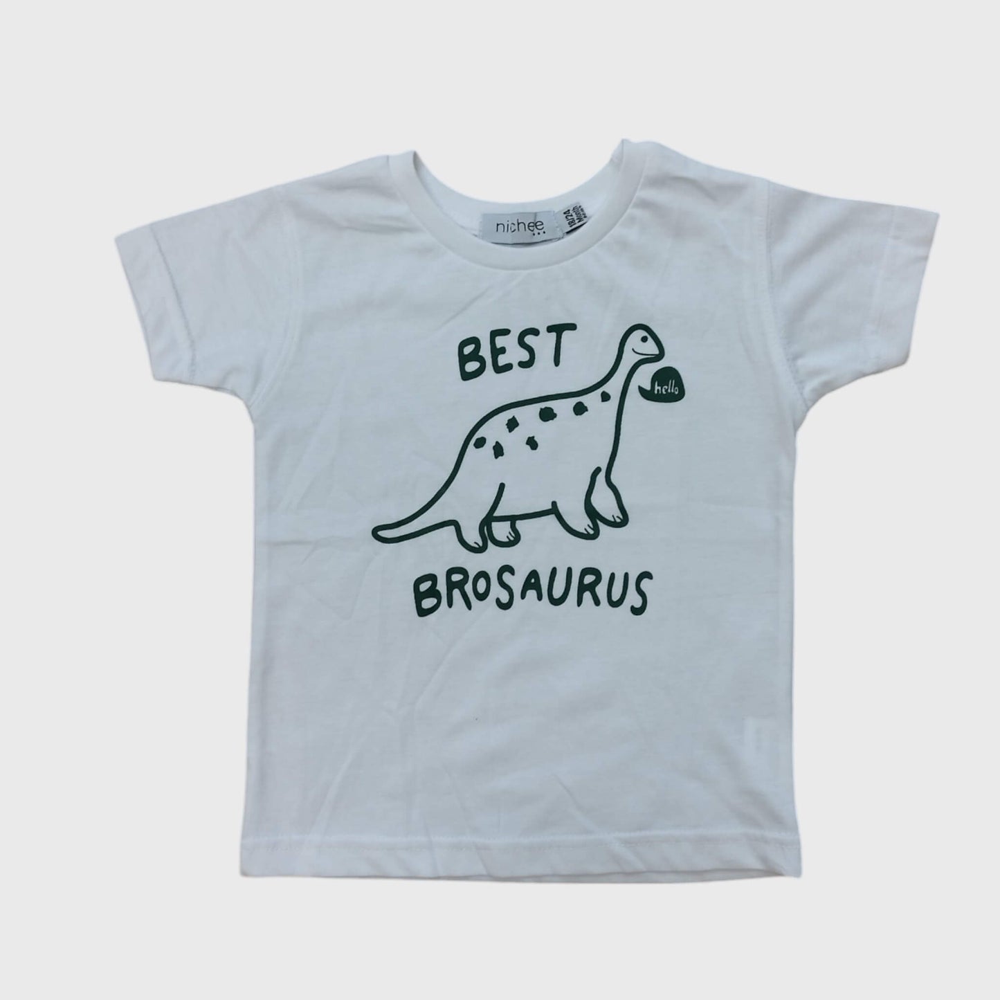 T-shirt Neonato e Bambino Manica Corta Dinosauro- 6 Mesi - 4 Anni