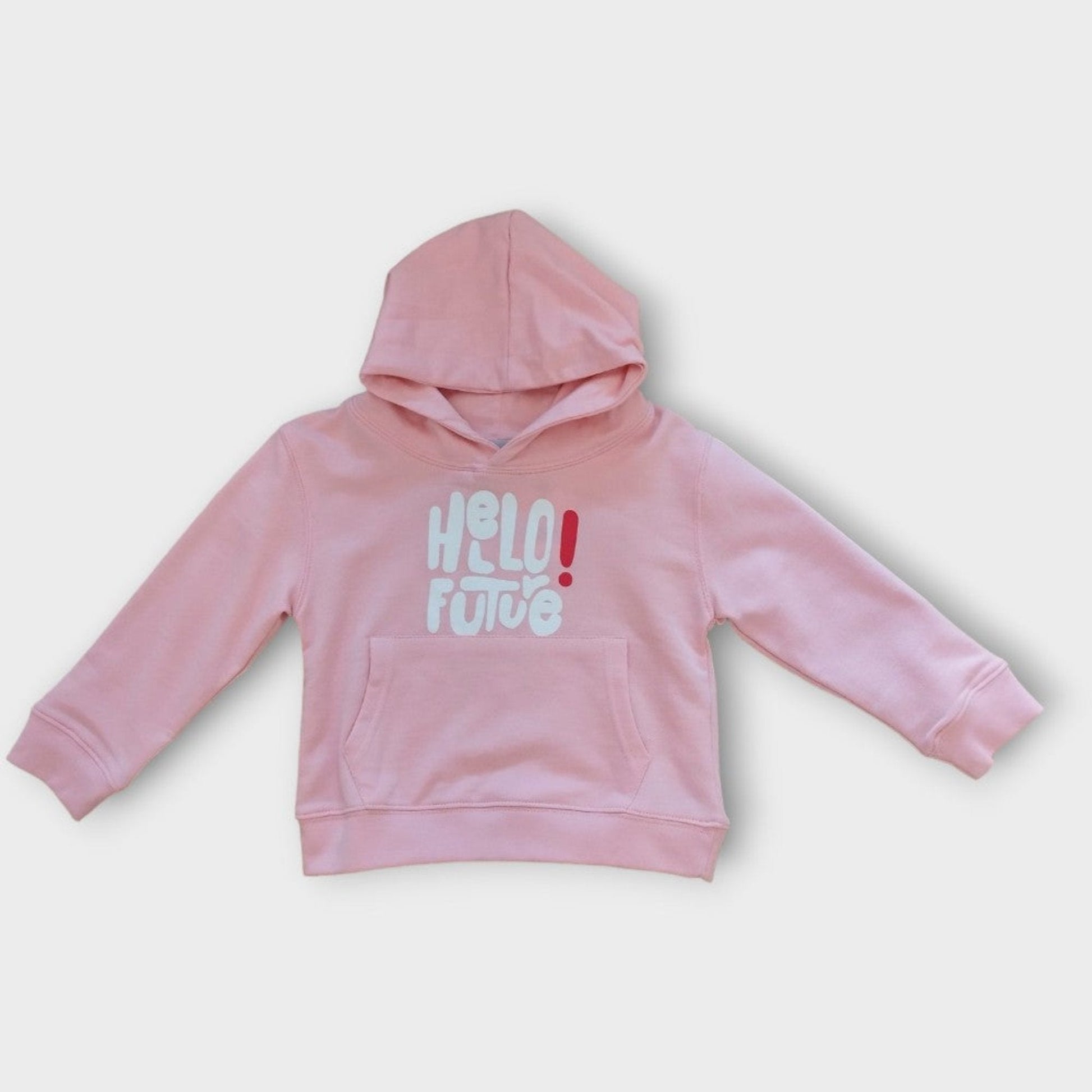 Felpa bambina con cappuccio Hello Future - Nichee Children's Clothing 0 - 10 years - Abbigliamento bambini a Rovigo