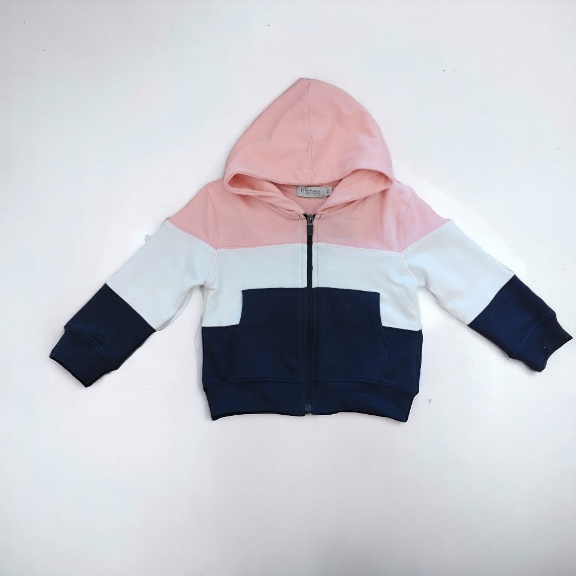 Felpa bambina con cappuccio Righe - Nichee Children's Clothing 0 - 10 years - Abbigliamento bambini a Rovigo