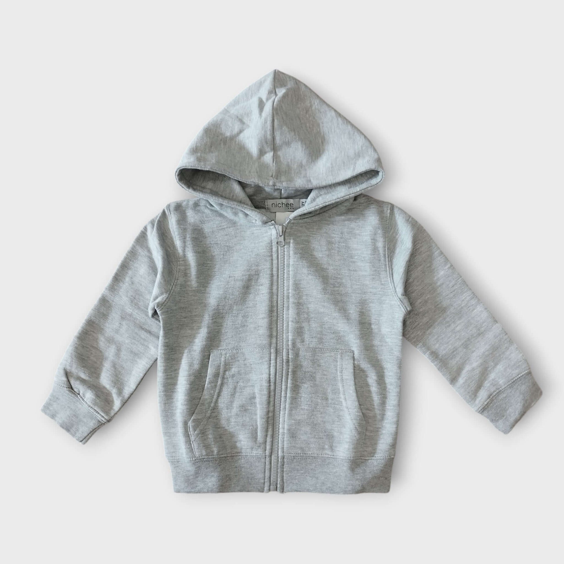 Felpa basic bambini con cappuccio e zip - modello unisex - Nichee Children's Clothing 0 - 10 years - Abbigliamento bambini a Rovigo