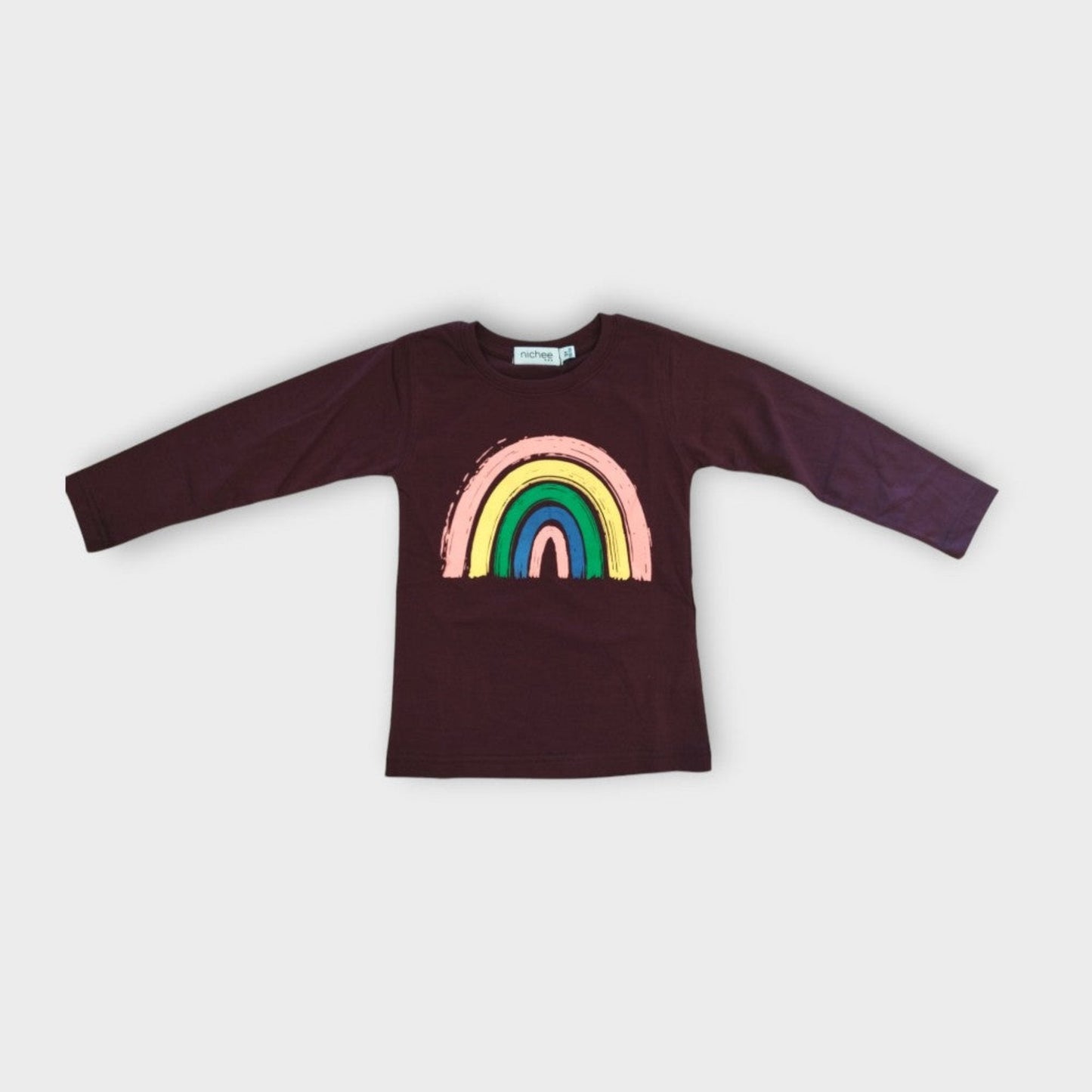 Maglia bambina manica lunga Arcobaleno - Nichee Children's Clothing 0 - 10 years - Abbigliamento bambini a Rovigo