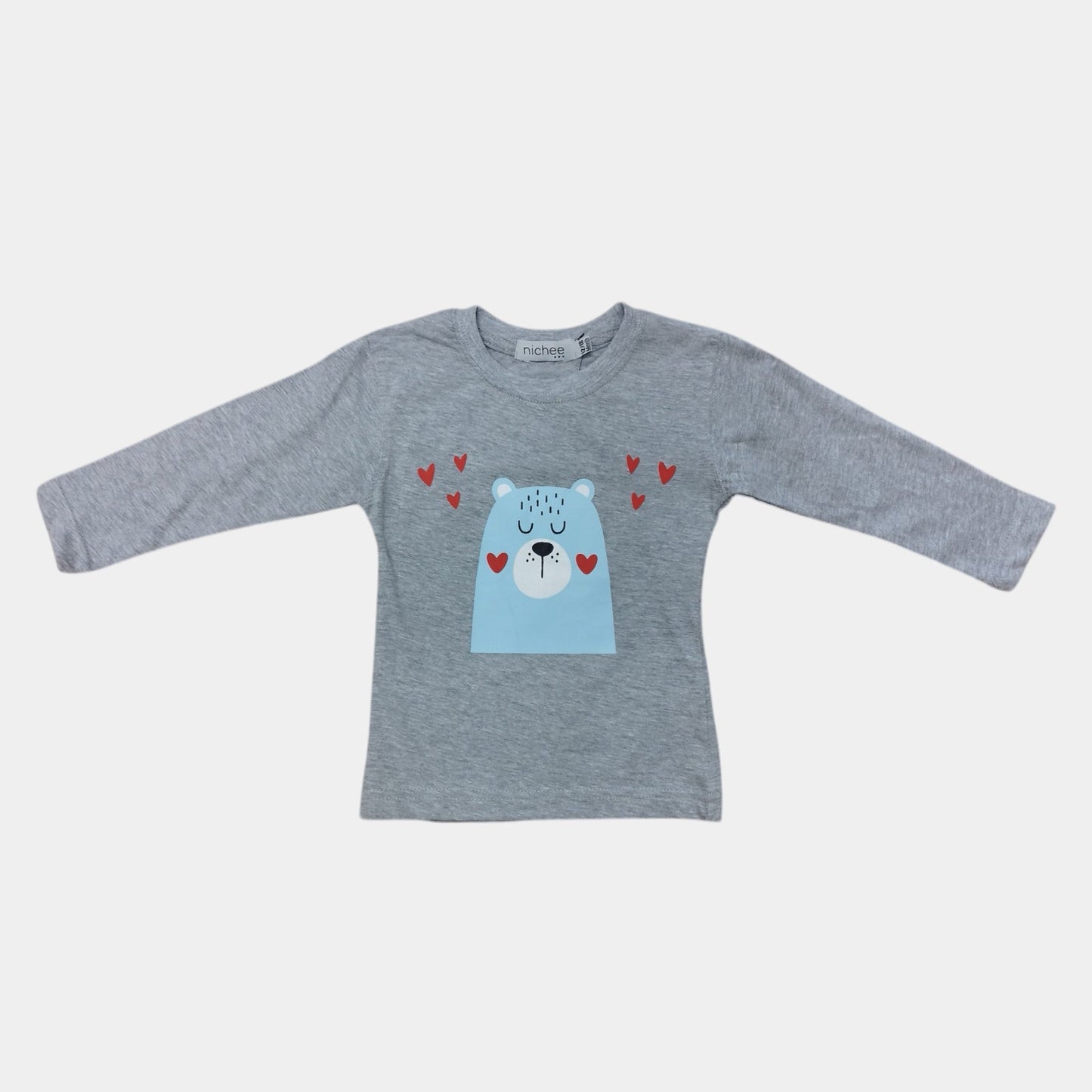 Maglia bambina manica lunga Orsetto - Nichee Children's Clothing 0 - 10 years - Abbigliamento bambini a Rovigo