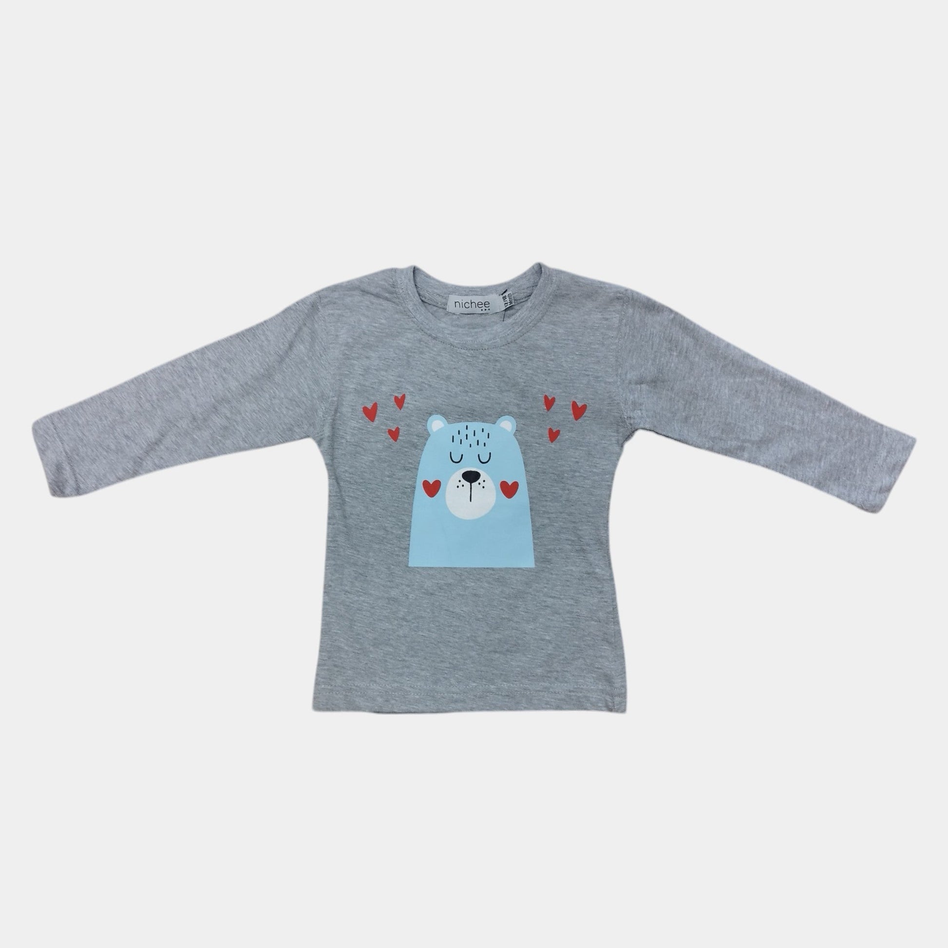 Maglia bambina manica lunga Orsetto - Nichee Children's Clothing 0 - 10 years - Abbigliamento bambini a Rovigo