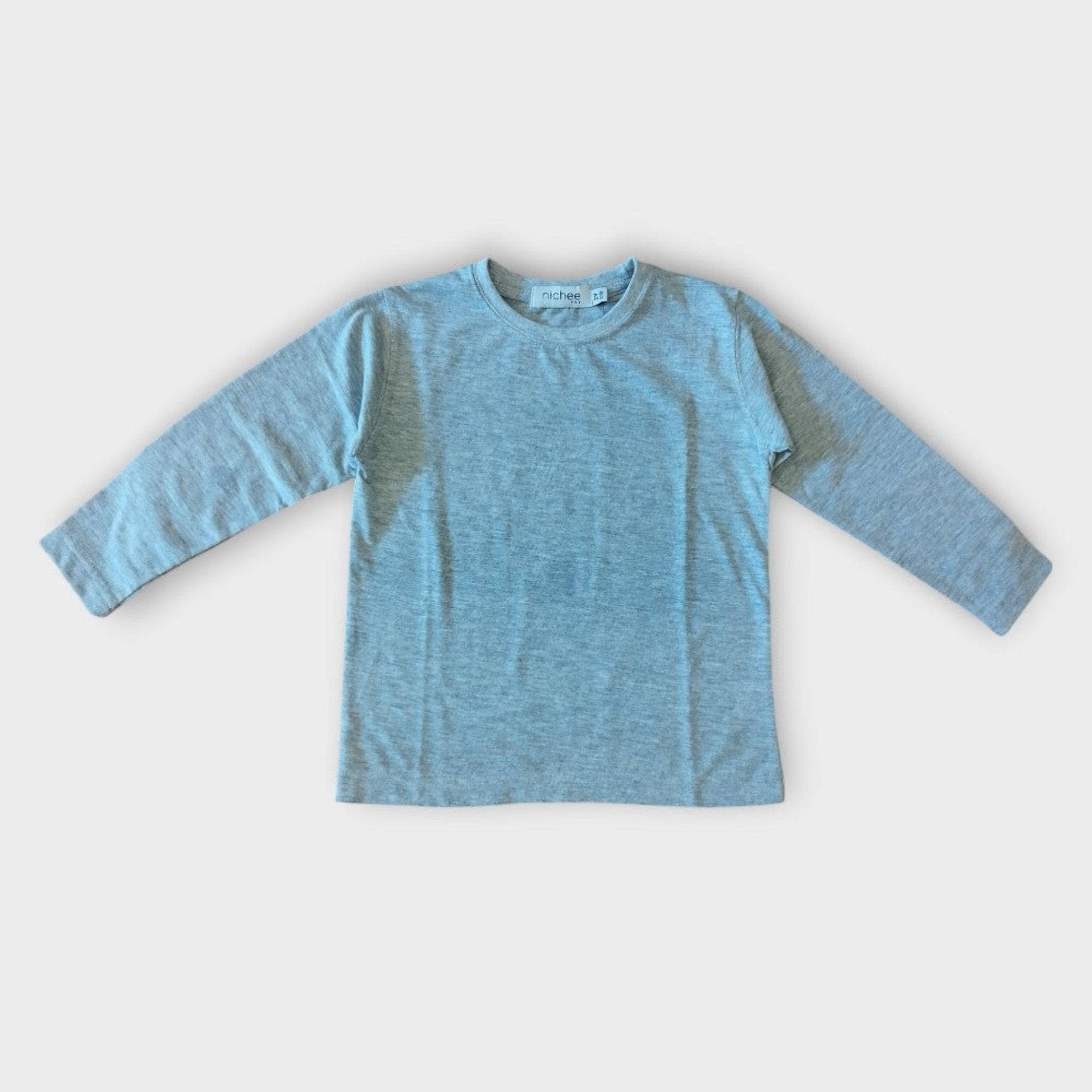 Maglia bambini manica lunga basic - modello unisex - Nichee Children's Clothing 0 - 10 years - Abbigliamento bambini a Rovigo