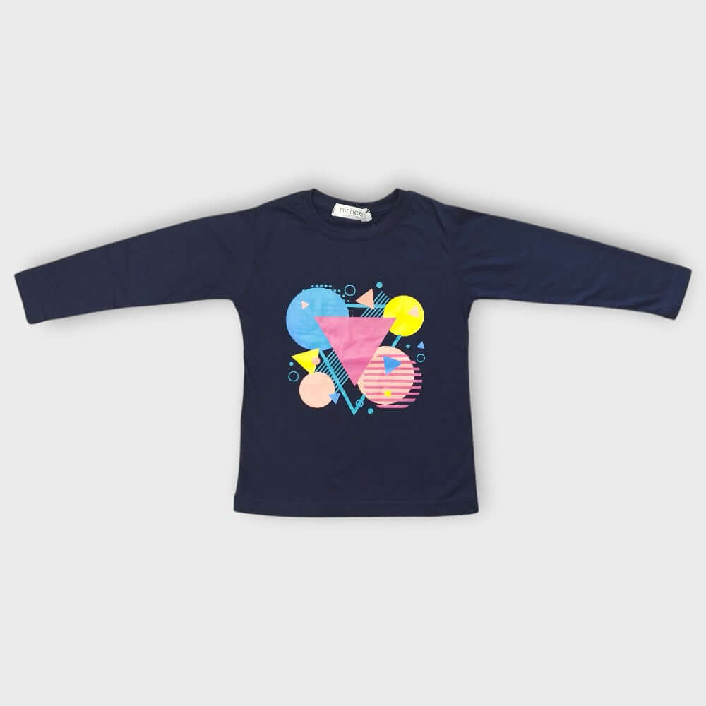 Maglia bambino manica lunga Optical - Nichee Children's Clothing 0 - 10 years - Abbigliamento bambini a Rovigo