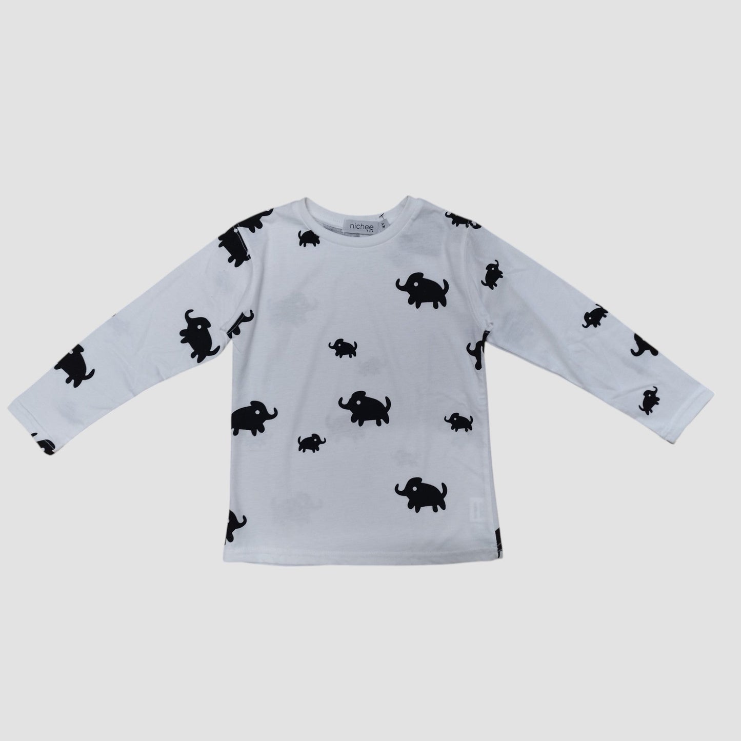 Maglia unisex bambini con elefanti - Nichee Children's Clothing 0 - 10 years - Abbigliamento bambini a Rovigo