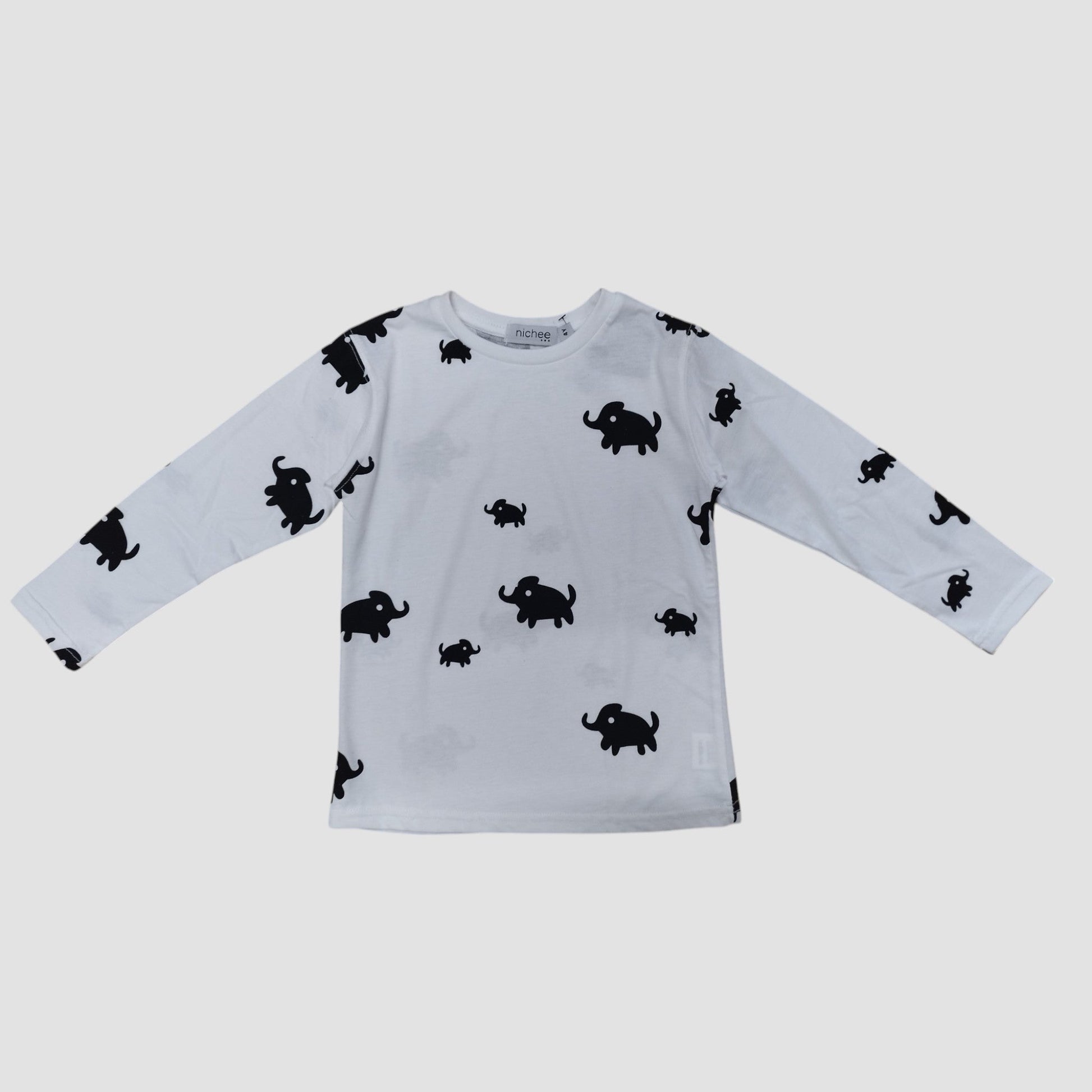 Maglia unisex bambini con elefanti - Nichee Children's Clothing 0 - 10 years - Abbigliamento bambini a Rovigo