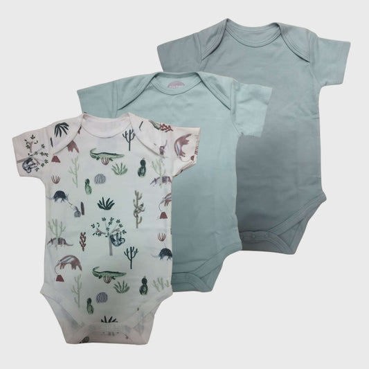 Set di 3 body neonato manica corta - Nichee Children's Clothing 0 - 10 years - Abbigliamento bambini a Rovigo