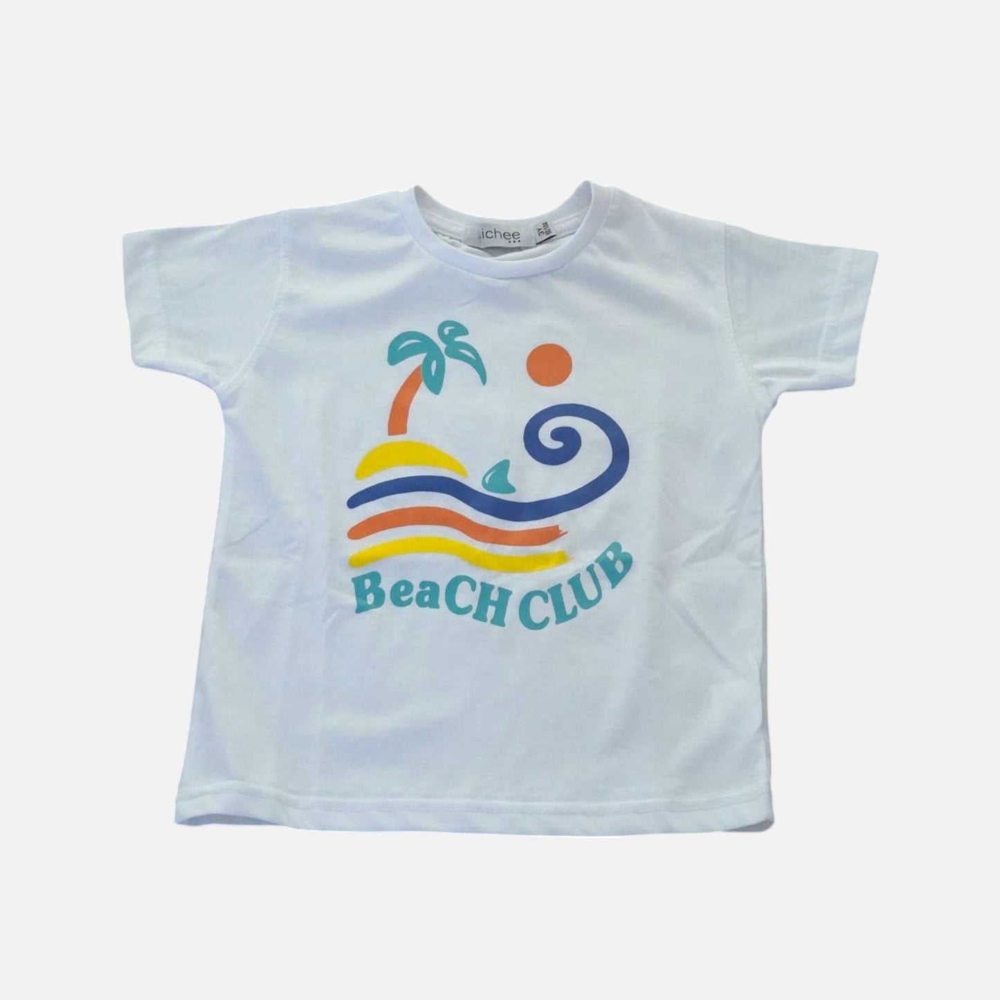 T-shirt bambino a manica corta Beach Club - Nichee Children's Clothing 0 - 10 years - Abbigliamento bambini a Rovigo