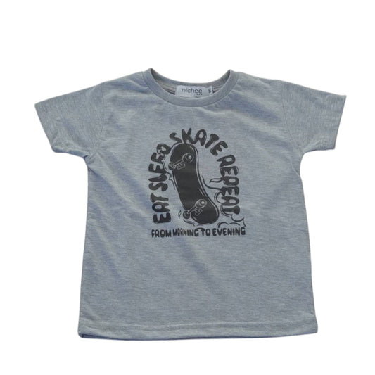 T-shirt bambino a manica corta Skateboard - Nichee Children's Clothing 0 - 10 years - Abbigliamento bambini a Rovigo