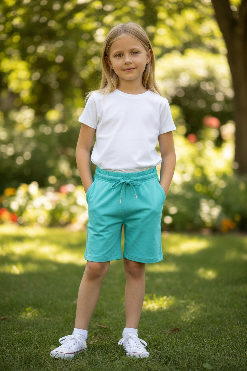 Short Basici Bambini Unisex - Jersey Policotone