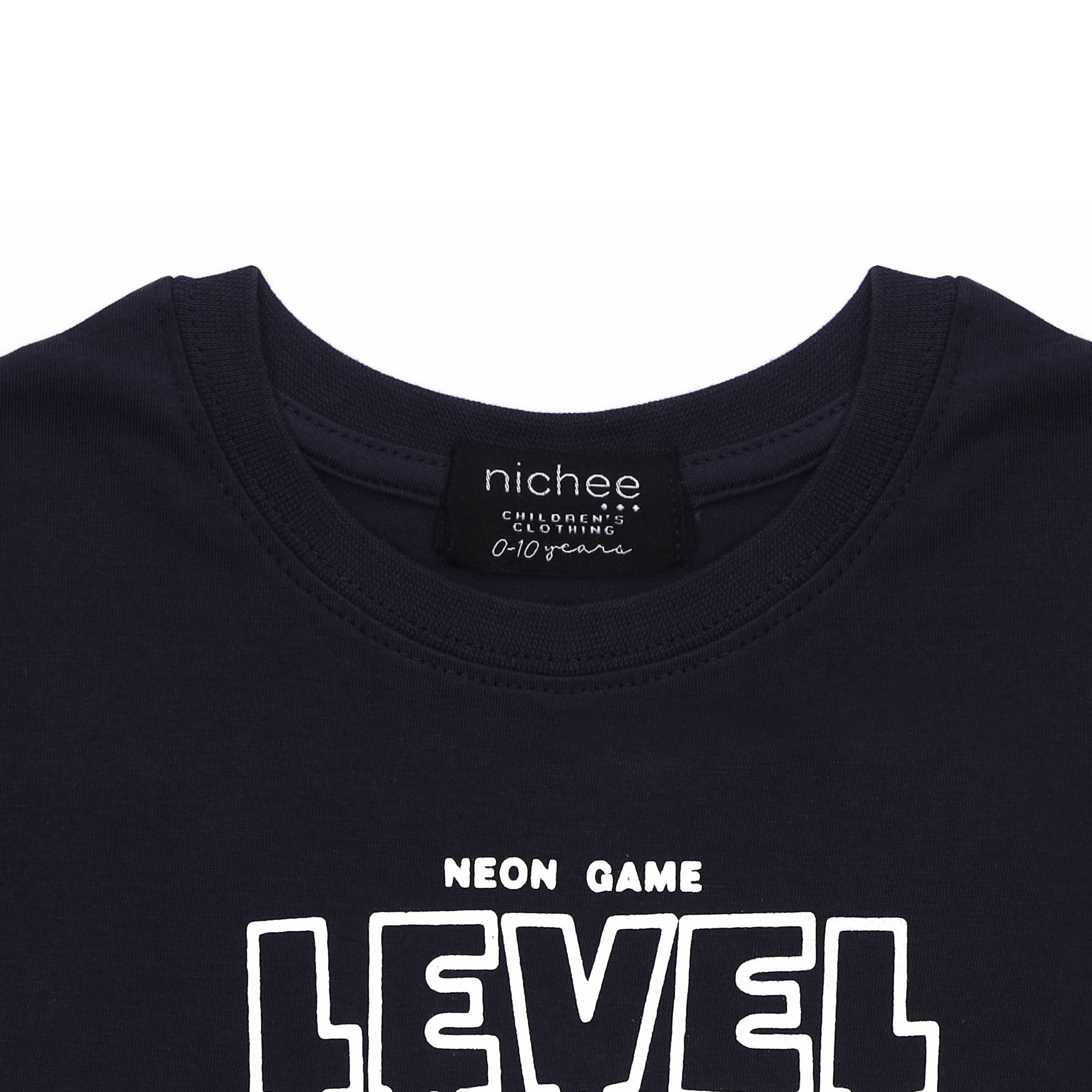 Maglietta Bambino Gaming Controller Blu Navy 2-10 Anni