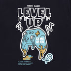 Maglietta Bambino Gaming Controller Blu Navy 2-10 Anni