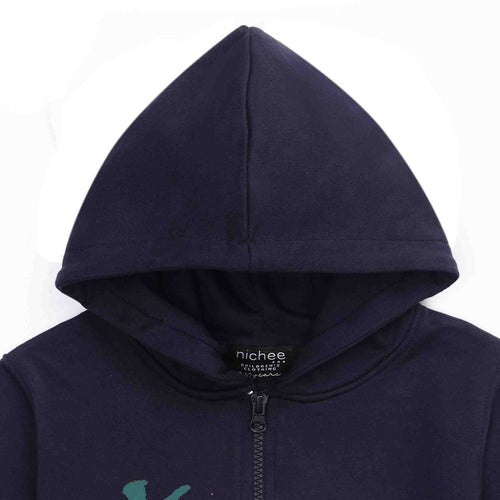Felpa bambino blu navy con stampa Graffiti - Comoda e trendy 2-10 anni