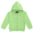 Felpa neonati basic French Terry con cappuccio e zip - 3-24 mesi