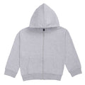 Felpa neonati basic French Terry con cappuccio e zip - 3-24 mesi