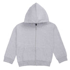 Felpa neonati basic French Terry con cappuccio e zip - 3-24 mesi