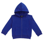 Felpa bambino unisex basic con cappuccio e zip - Kit Scuola 2-10 anni