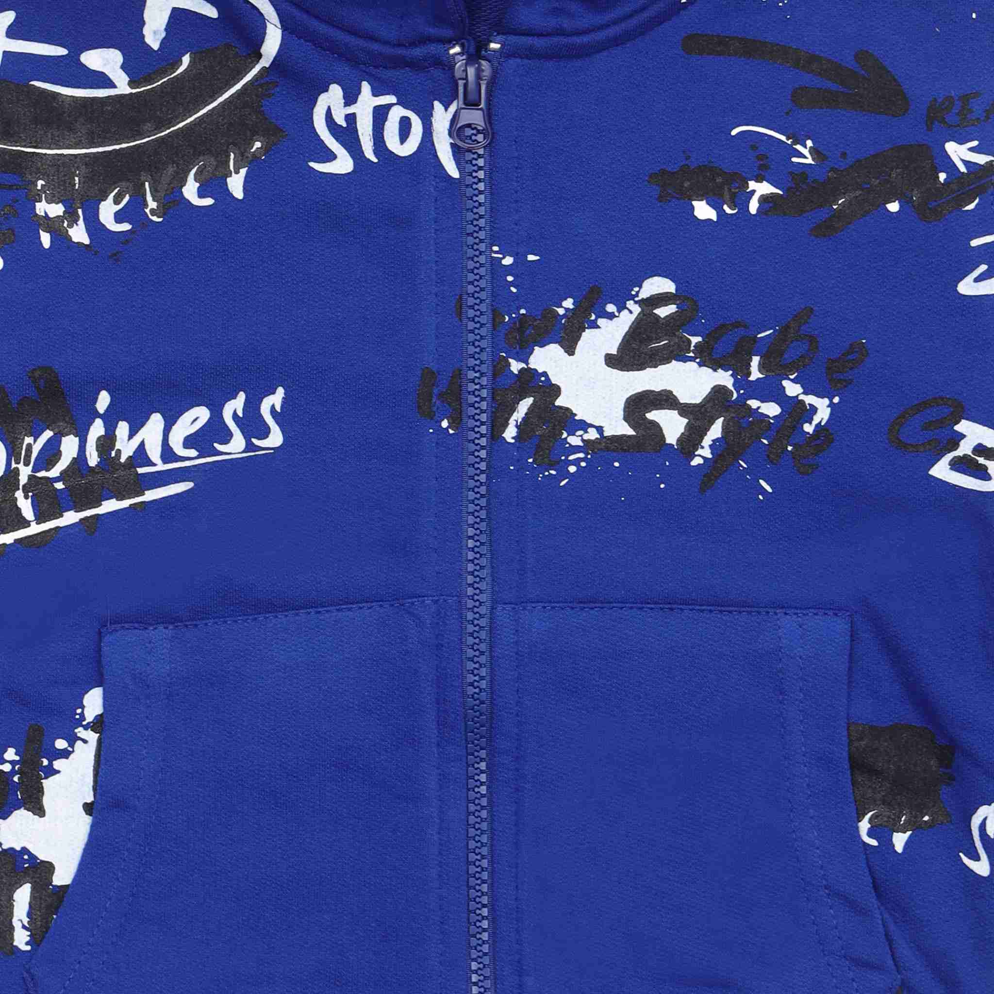 Dettaglio stampa graffiti, felpa neonato e bambino