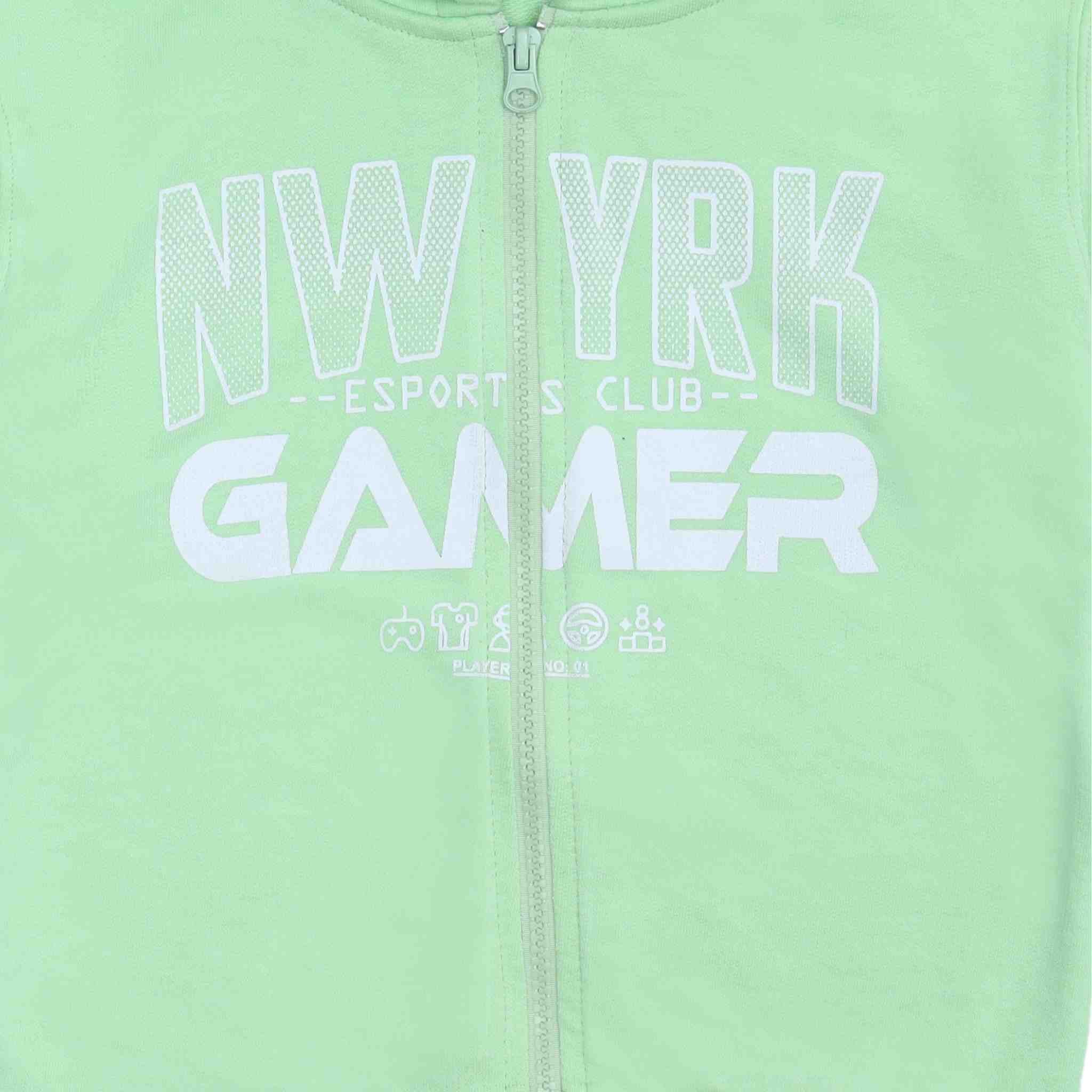 Dettaglio stampa felpa bambino Gamer