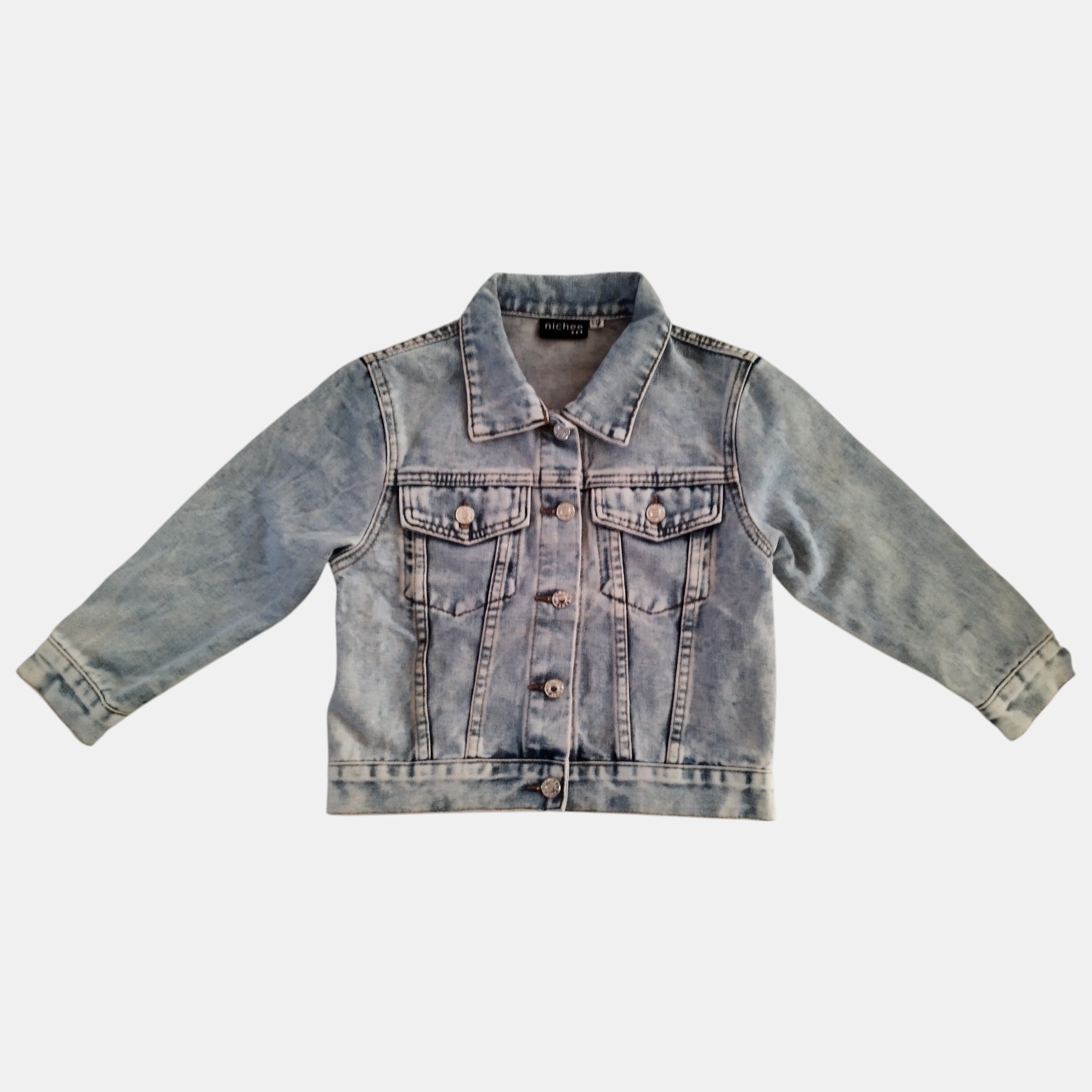 Giacca di jeans da bambini modello unisex
Modello oversize
Taglie da 1 a 10 anni
Vestibilità: comoda
Manica: Regolare
Made in China