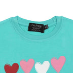 DETTAGLIO SCOLLO T-SHIRT MANICA LUNGA DA BAMBINA 