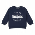 Felpa per bambini blu con scritta