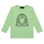 Maglia Manica Lunga Neonato Bambini con Stampa Tigre - Jersey Policotone