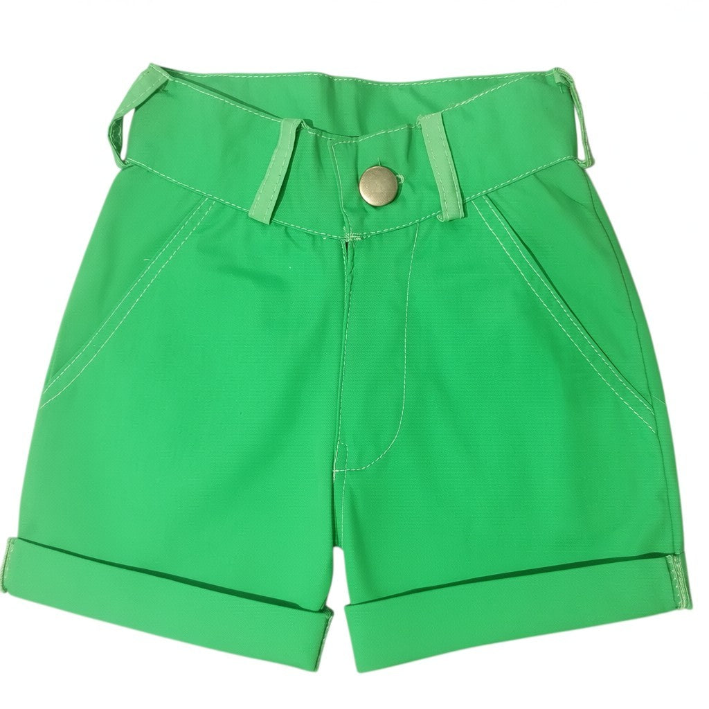 Short Verde Brillante Unisex | 2-10 anni
