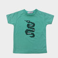 T-shirt manica corta
Colore verde menta con stampa serpente e scritta
Taglie da 6 mesi a 4 anni
Vestibilità: Regular
Made in Pakistan
