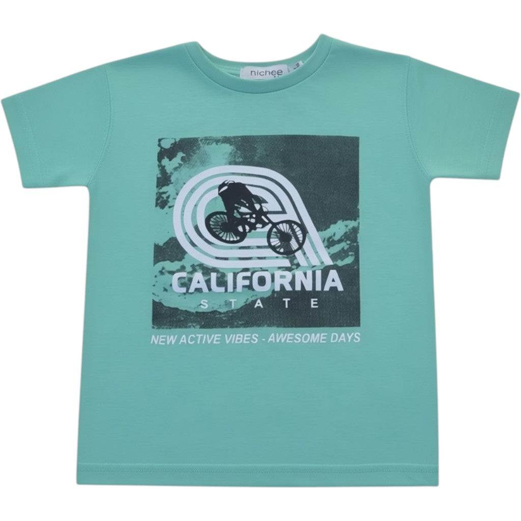 T-shirt bambino a manica corta California