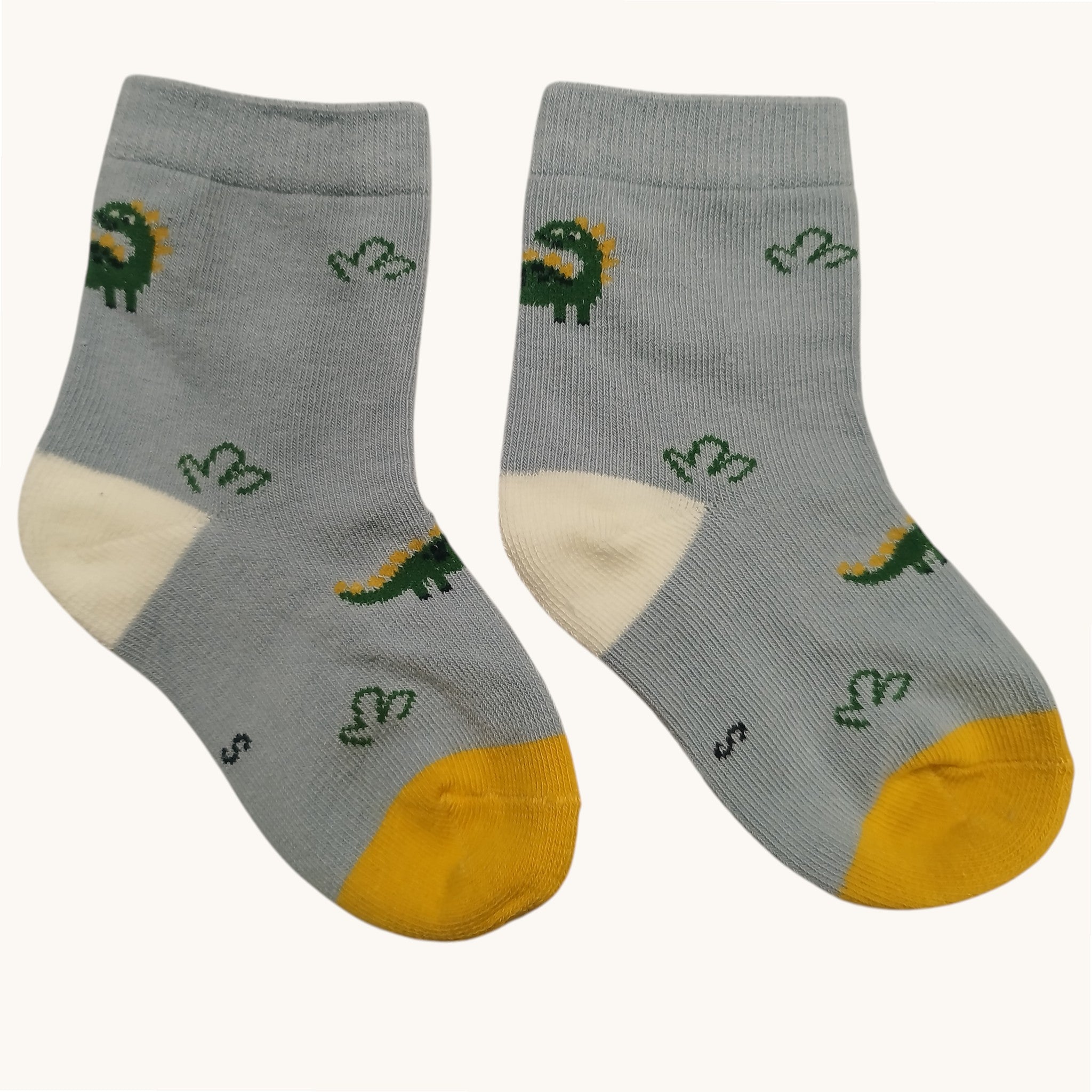 Calzini Azzurri con Dinosauri Bambini - 100% Cotone