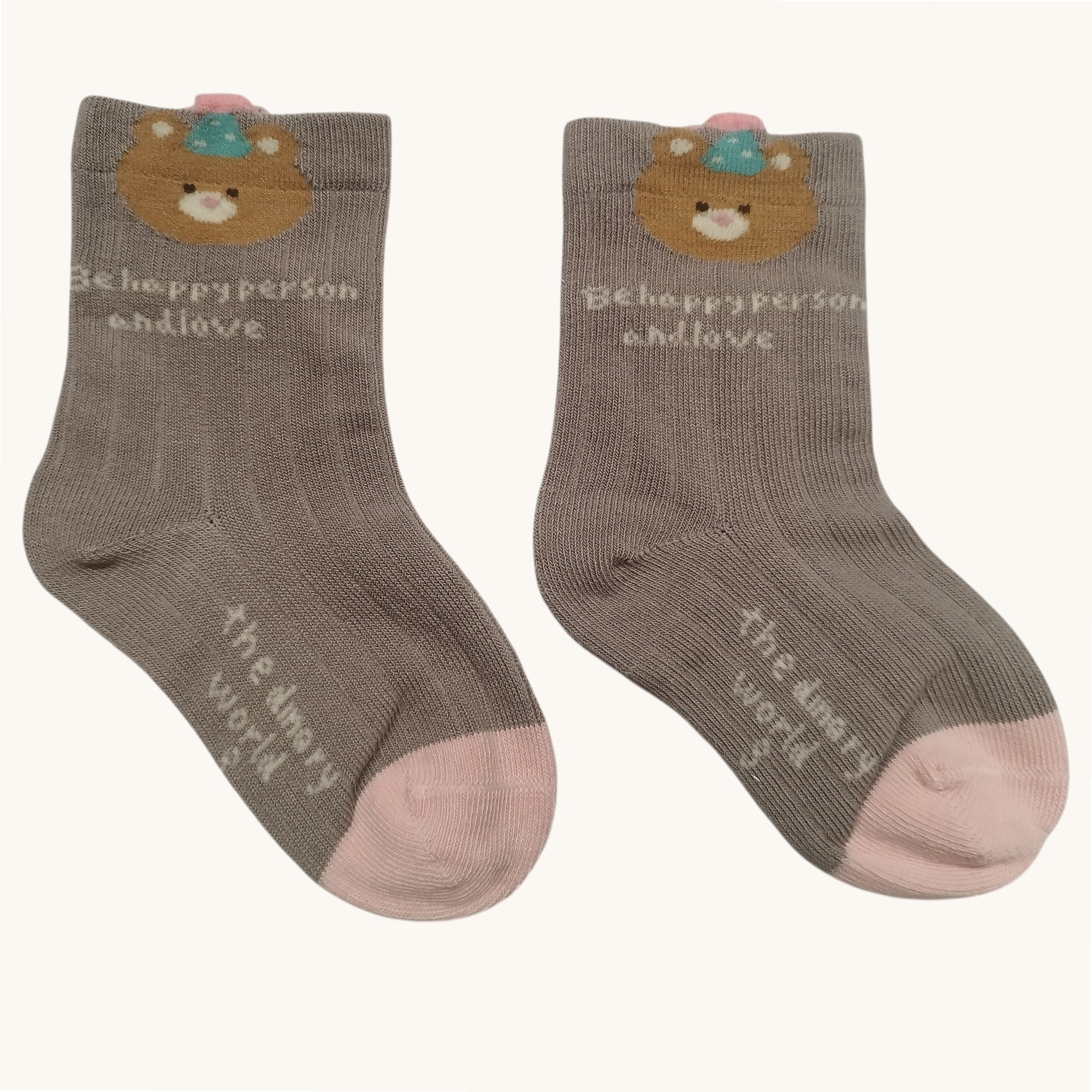 Calzini Tortora con Orsetto Bambini