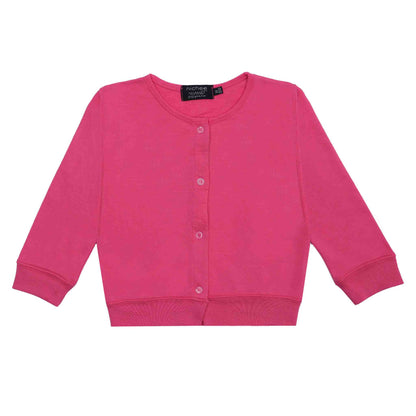 Cardigan unisex French Terry leggero con bottoni - mezza stagione 3 mesi-10 anni