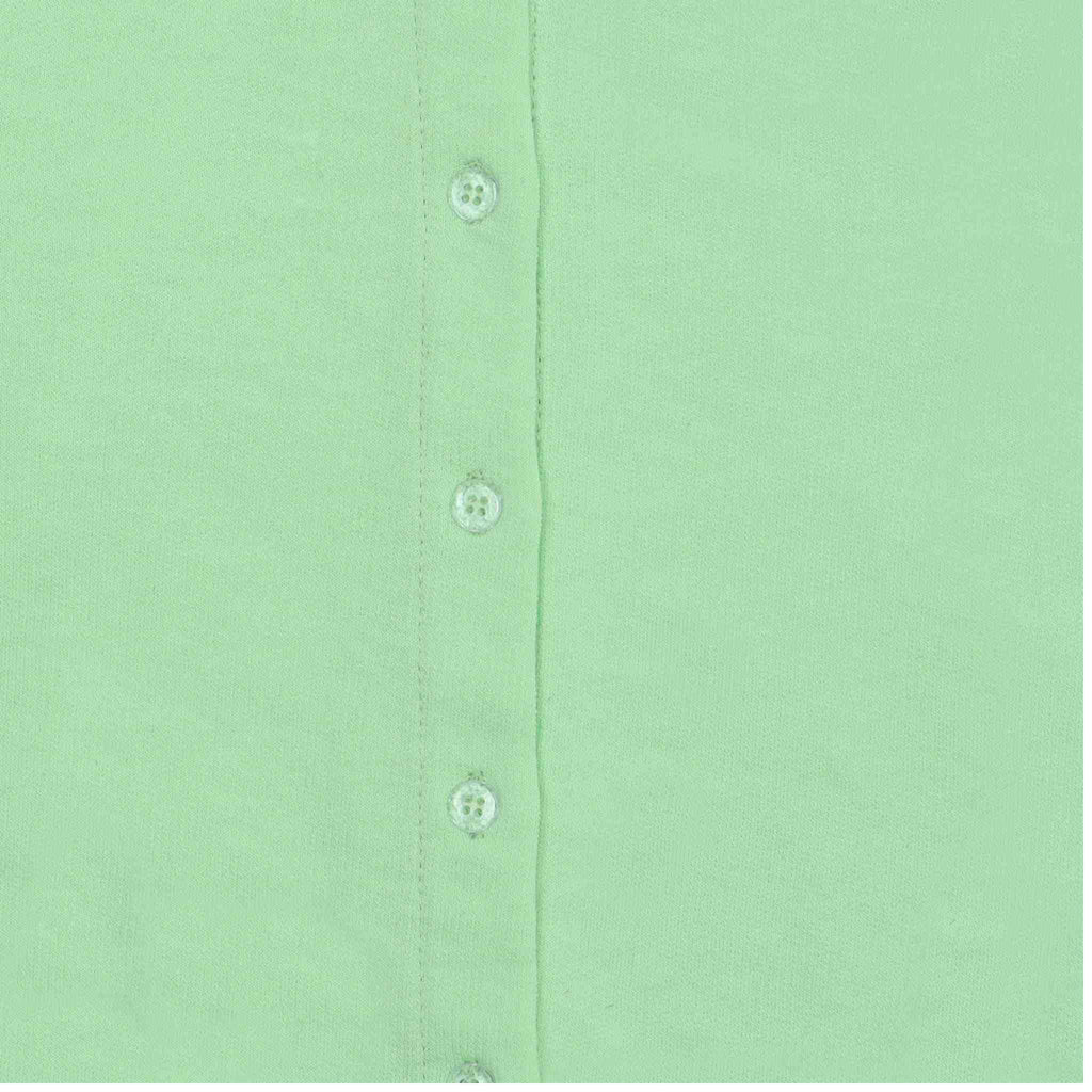 Cardigan unisex French Terry leggero con bottoni - mezza stagione 3 mesi-10 anni