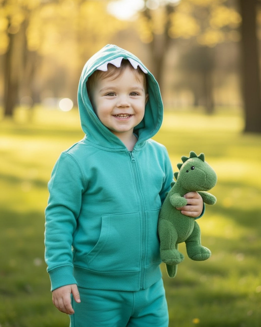 Felpa Unisex Tiffany Cappuccio Denti 3M-5 Anni