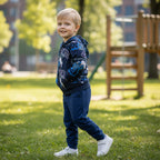 Felpa Graffiti Bambini con Zip - French Terry