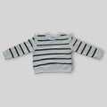 Felpa bambina girocollo a righe con volant - Nichee Children's Clothing 0 - 10 years - Abbigliamento bambini a Rovigo