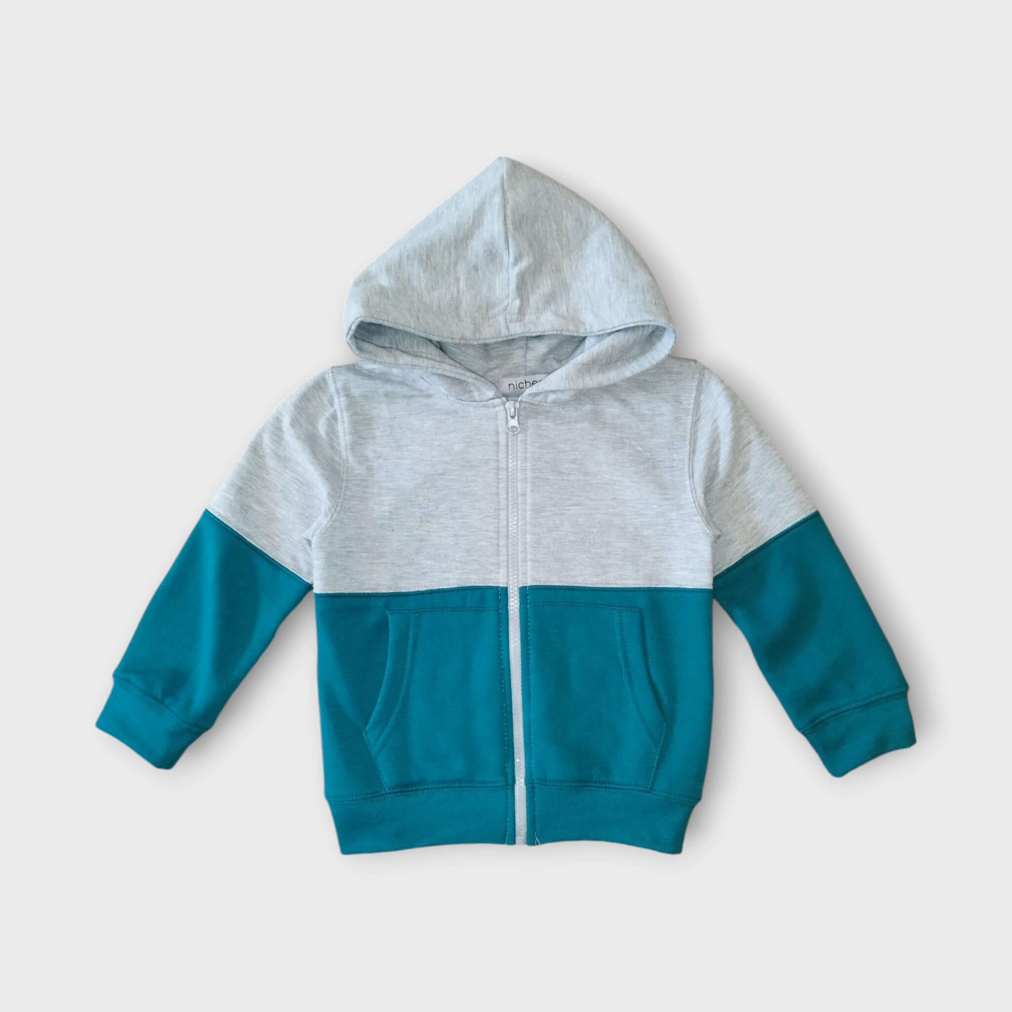 Felpa bambino con cappuccio e zip Bicolore - Nichee Children's Clothing 0 - 10 years - Abbigliamento bambini a Rovigo