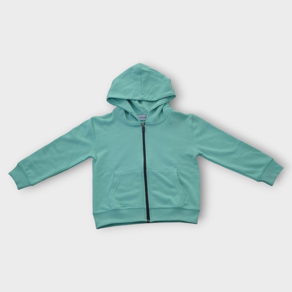 Felpa per bambini leggera con cappuccio e zip - Nichee Children's Clothing 0 - 10 years - Abbigliamento bambini a Rovigo