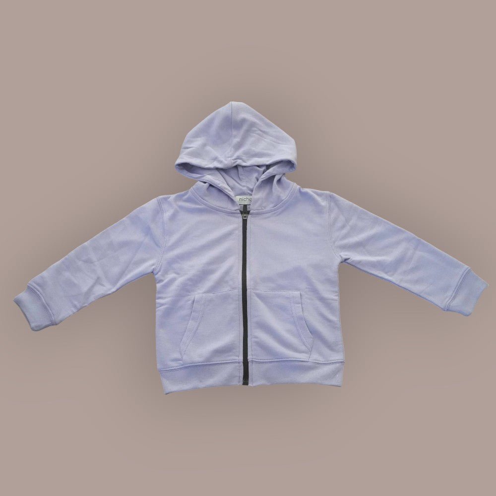 Felpa per bambini leggera con cappuccio e zip - Nichee Children's Clothing 0 - 10 years - Abbigliamento bambini a Rovigo