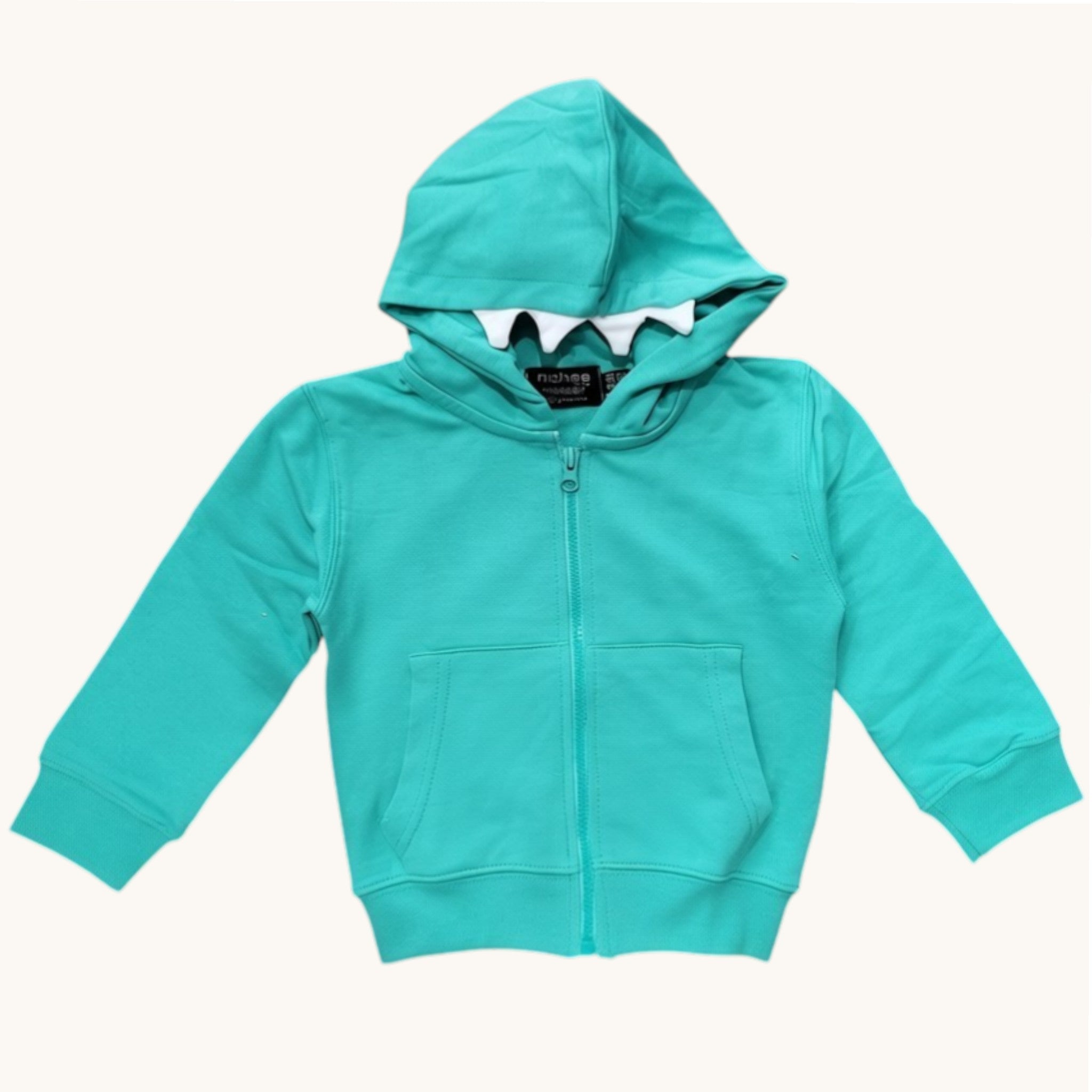 Felpa Unisex Tiffany Cappuccio Denti 3M-5 Anni