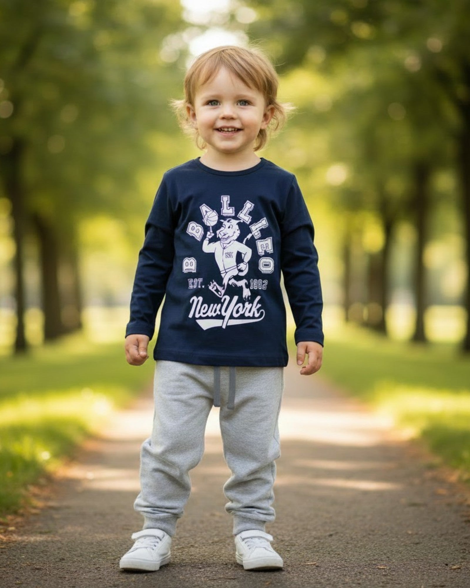 Maglia bambino manica lunga Leo