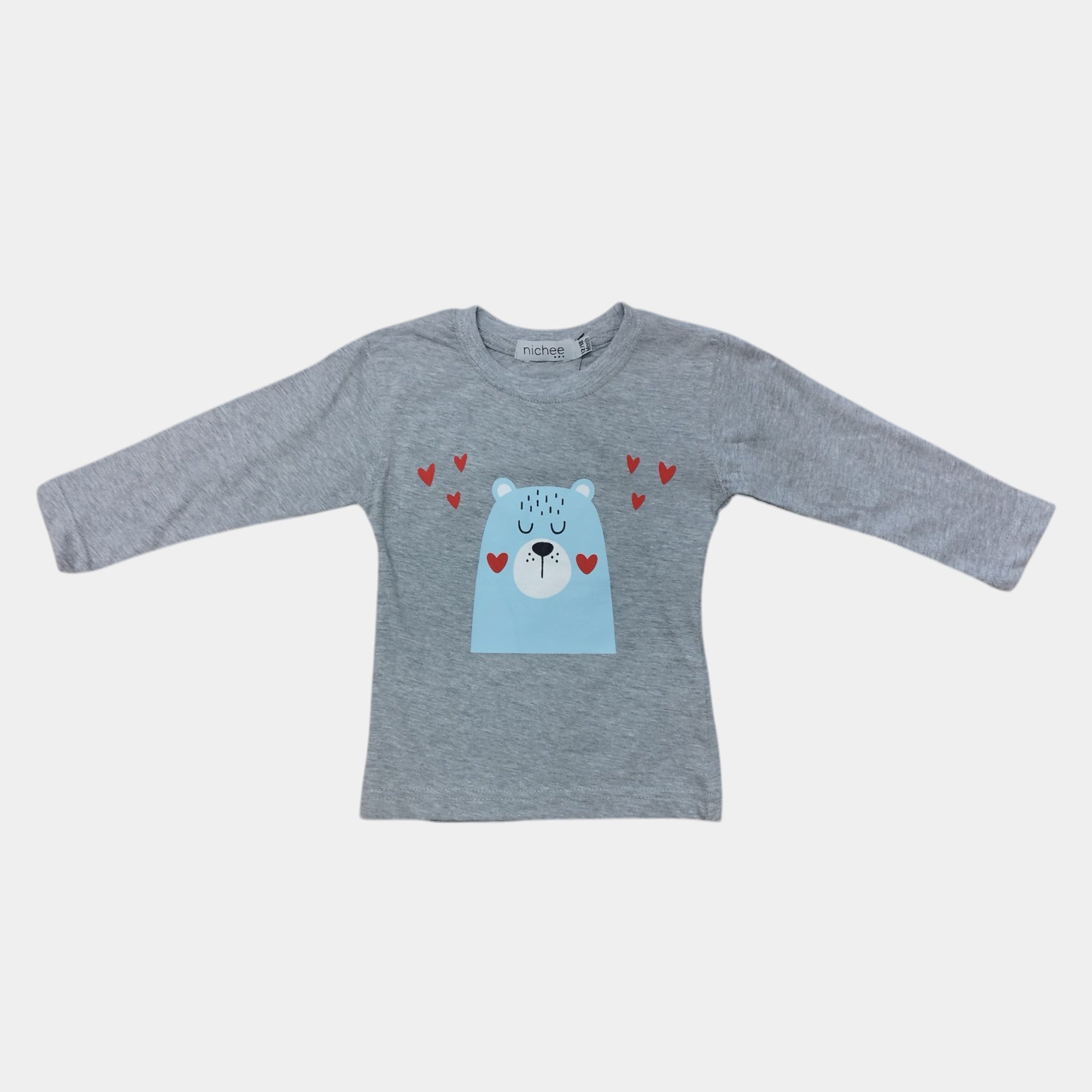Maglia bambina manica lunga Orsetto - Nichee Children's Clothing 0 - 10 years - Abbigliamento bambini a Rovigo