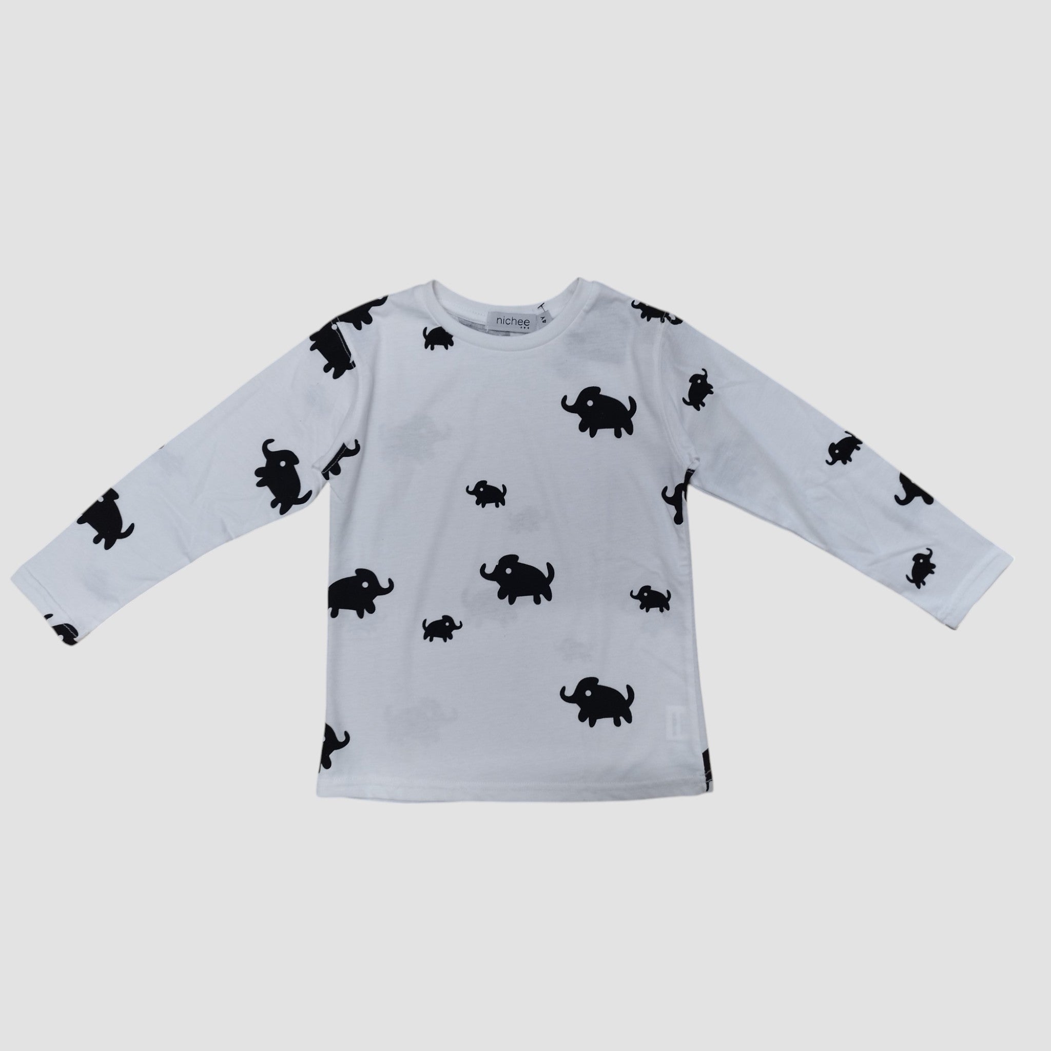Maglia unisex bambini con elefanti - Nichee Children's Clothing 0 - 10 years - Abbigliamento bambini a Rovigo
