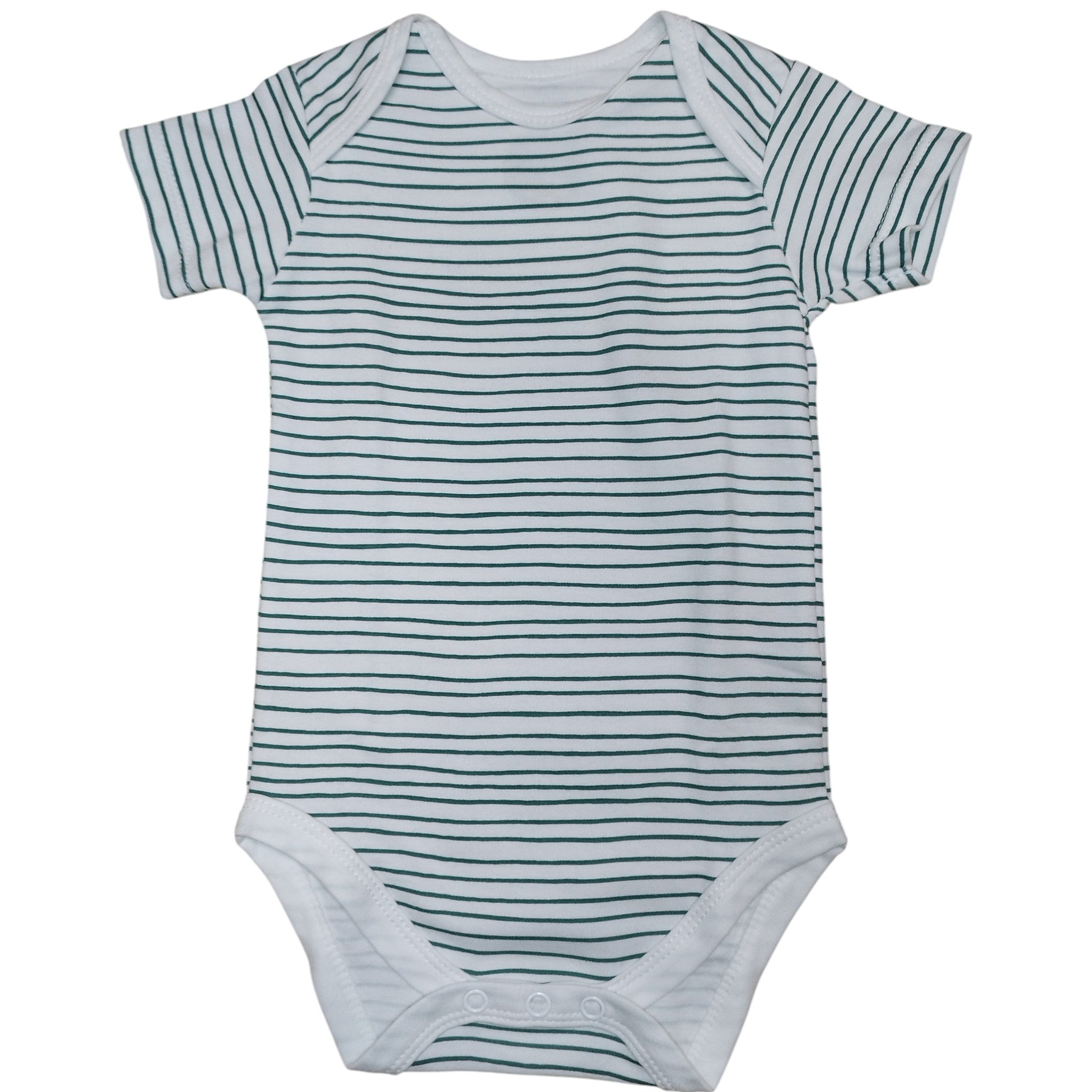 Pack 3 Body Neonato Manica Corta Balene e Righe 3-24 Mesi