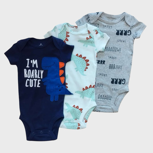 Pack Body Dinosauri - Set 3 Pezzi per Bambini