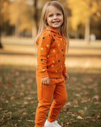 Felpa Bambini unisex Cappuccio Zip Orange Peel Pois Colorati 1-10 Anni