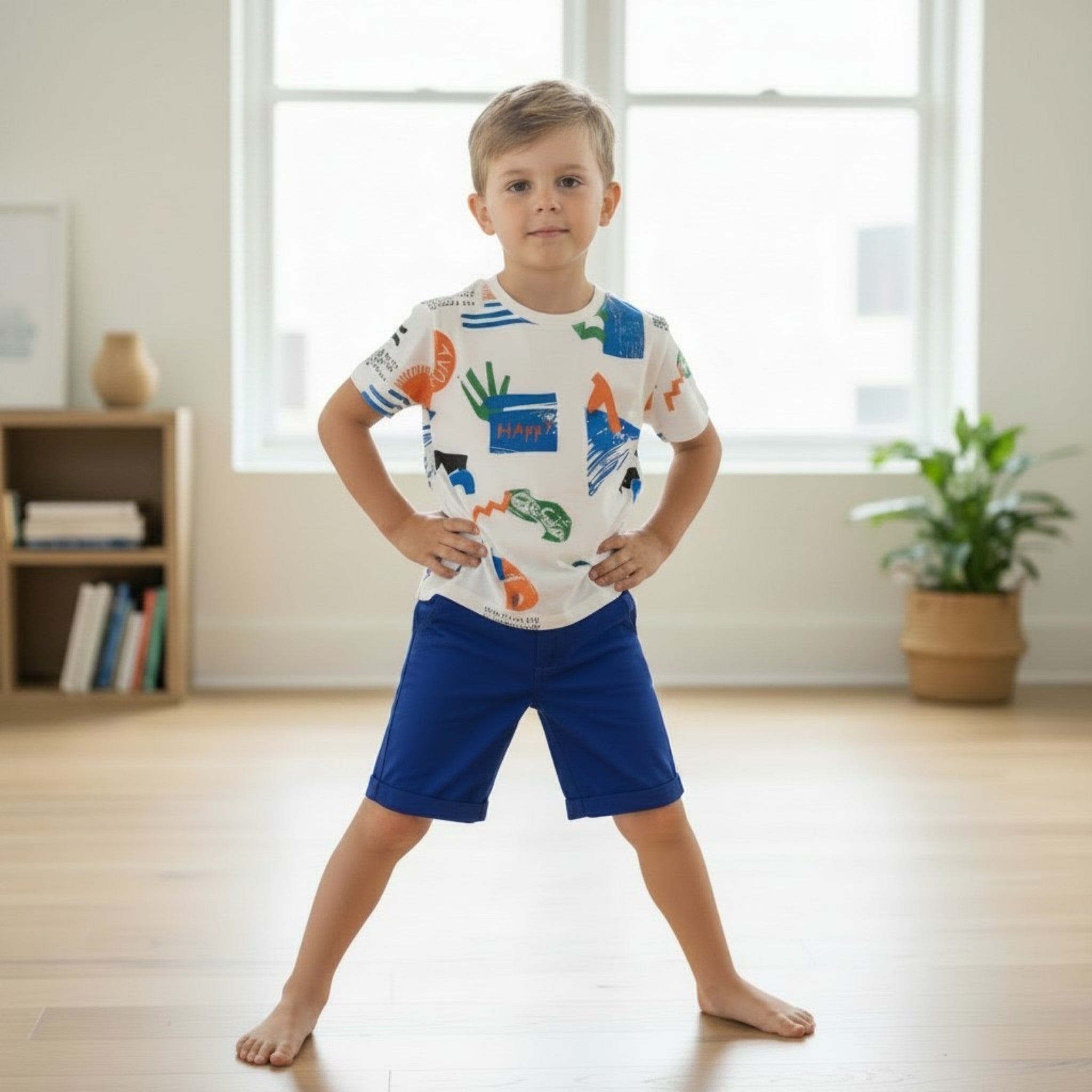 Short Blu Elettrico Unisex | 2-10 anni